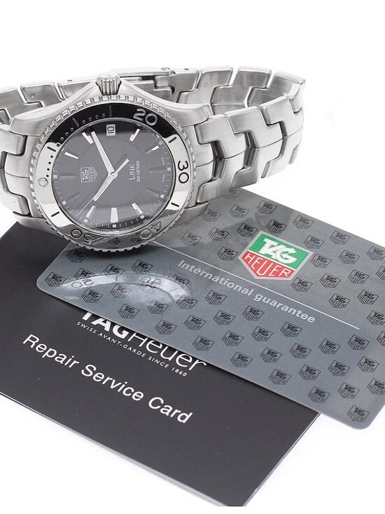 TAG HEUER Link WJ1110.BA0570 Date black Dial Quartz Men\'s Watch_934421 main image 9